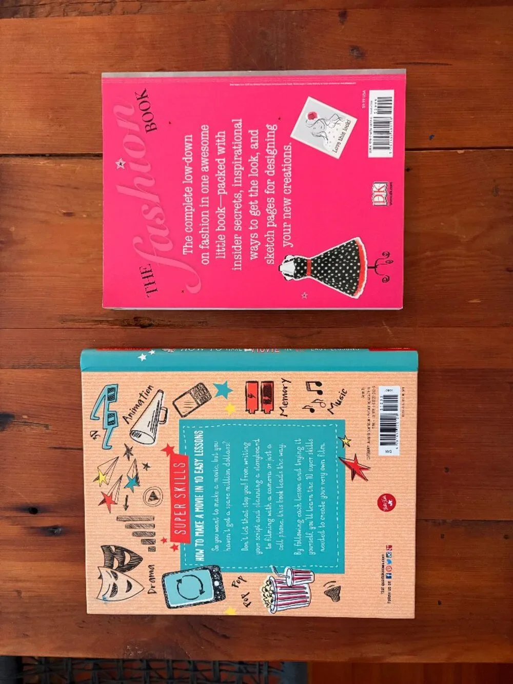 2 TWEEN/TEEN NEW BOOKS ON FASHION (DK) AND FILM MAKING FOR BUDDING ARTISTS